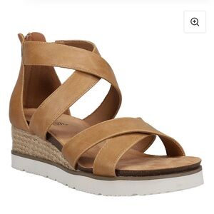 Corkys Carmel Double Dutch Wedge Sandals